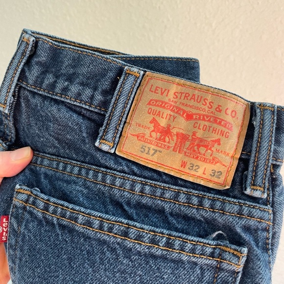 Levi’s 517 Vintage Blue Jeans Bootcut Fit - Picture 9 of 14